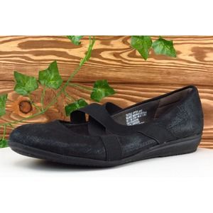 I Heart Comfort Size 7.5 M Black‎ Round Toe Mary Jane Fabric Women